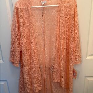 LuLaRoe Coral Lace Kimono